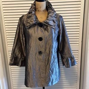 Lovely nylon dark grey accessory jacket. Never worn